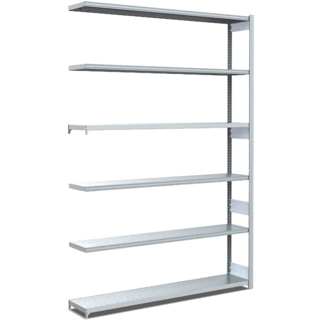 Fachbodenregale Typ M - Fachlast 200 kg - glanzverzinkte Ausführung