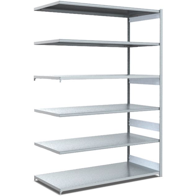 Fachbodenregale Typ M - Fachlast 200 kg - glanzverzinkte Ausführung