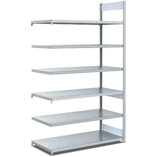 Archivregale - zweiseitige Nutzung, glanzverzinkte Ausführung