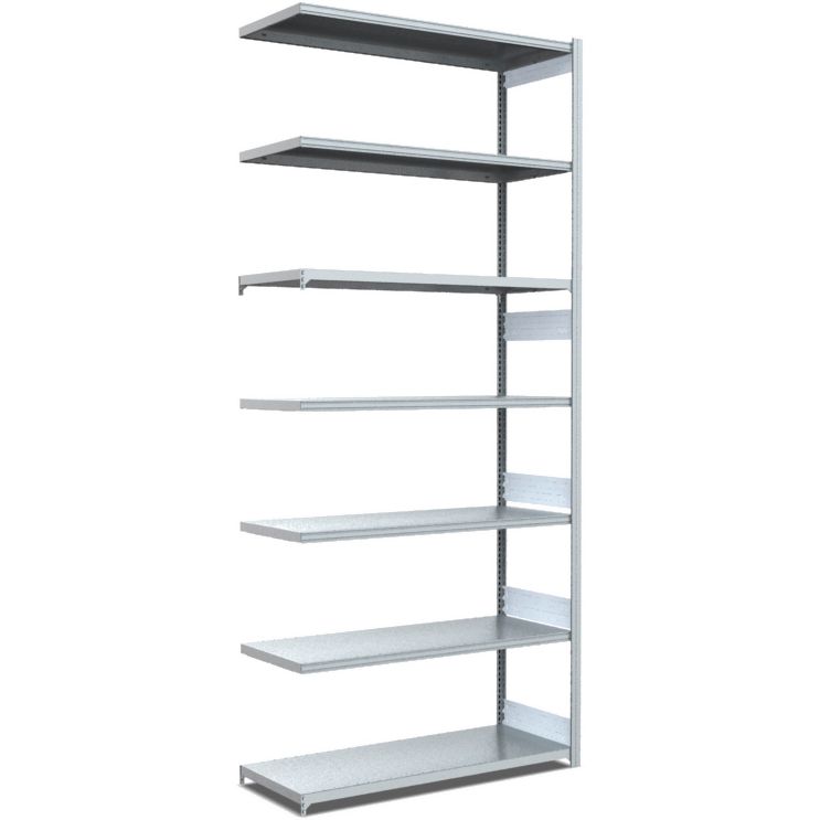 Fachbodenregale Typ S - Fachlast 300 kg - glanzverzinkte Ausführung