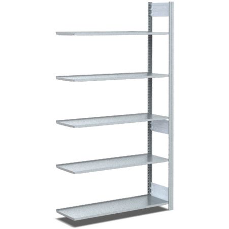 Archivregale - einseitige Nutzung, glanzverzinkte Ausführung