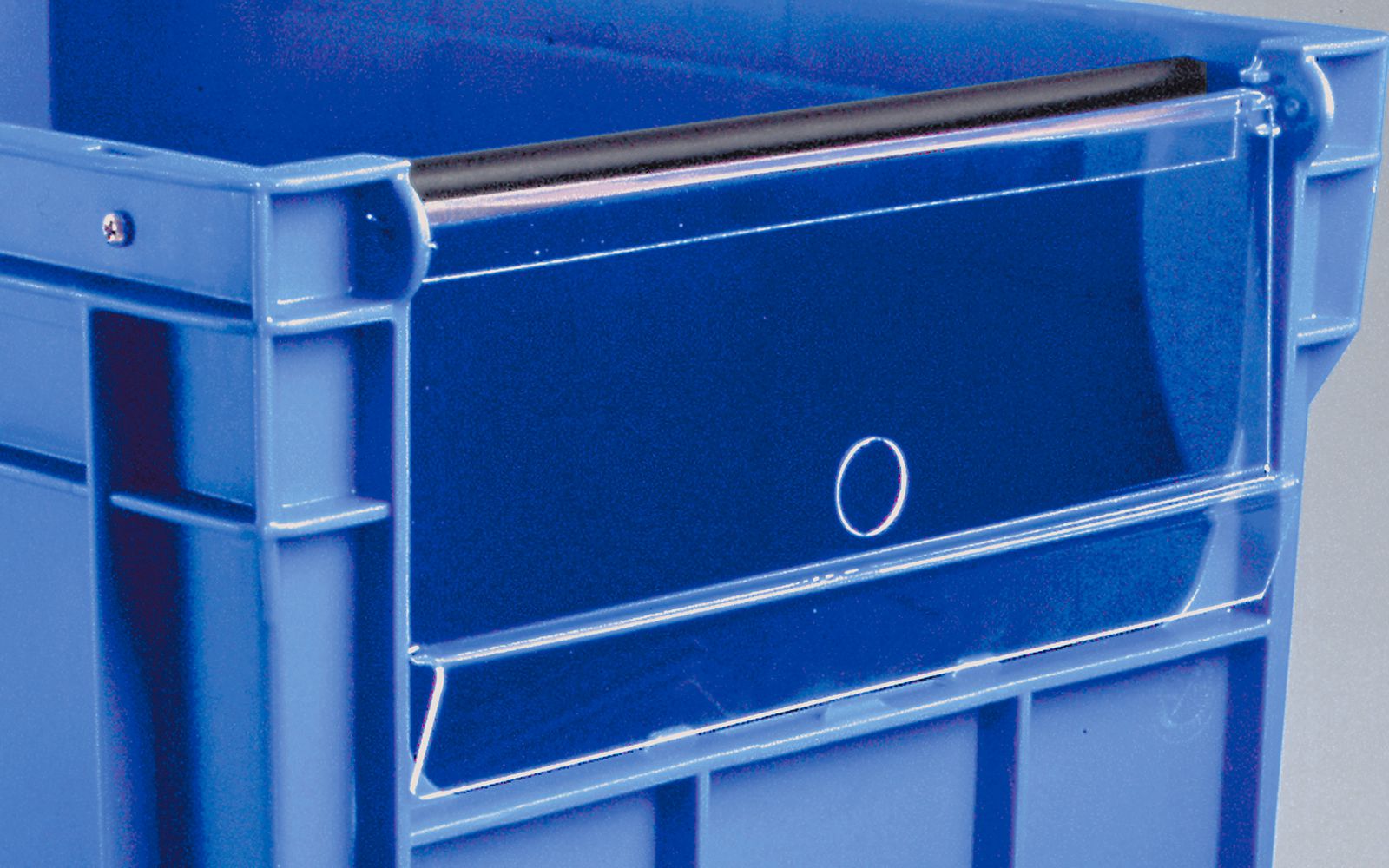 Sichtscheiben - für Eurostapelbehälter BN, mit stirnseitiger Sicht-/Entnahmeöffnung (VE 10 Stk.)