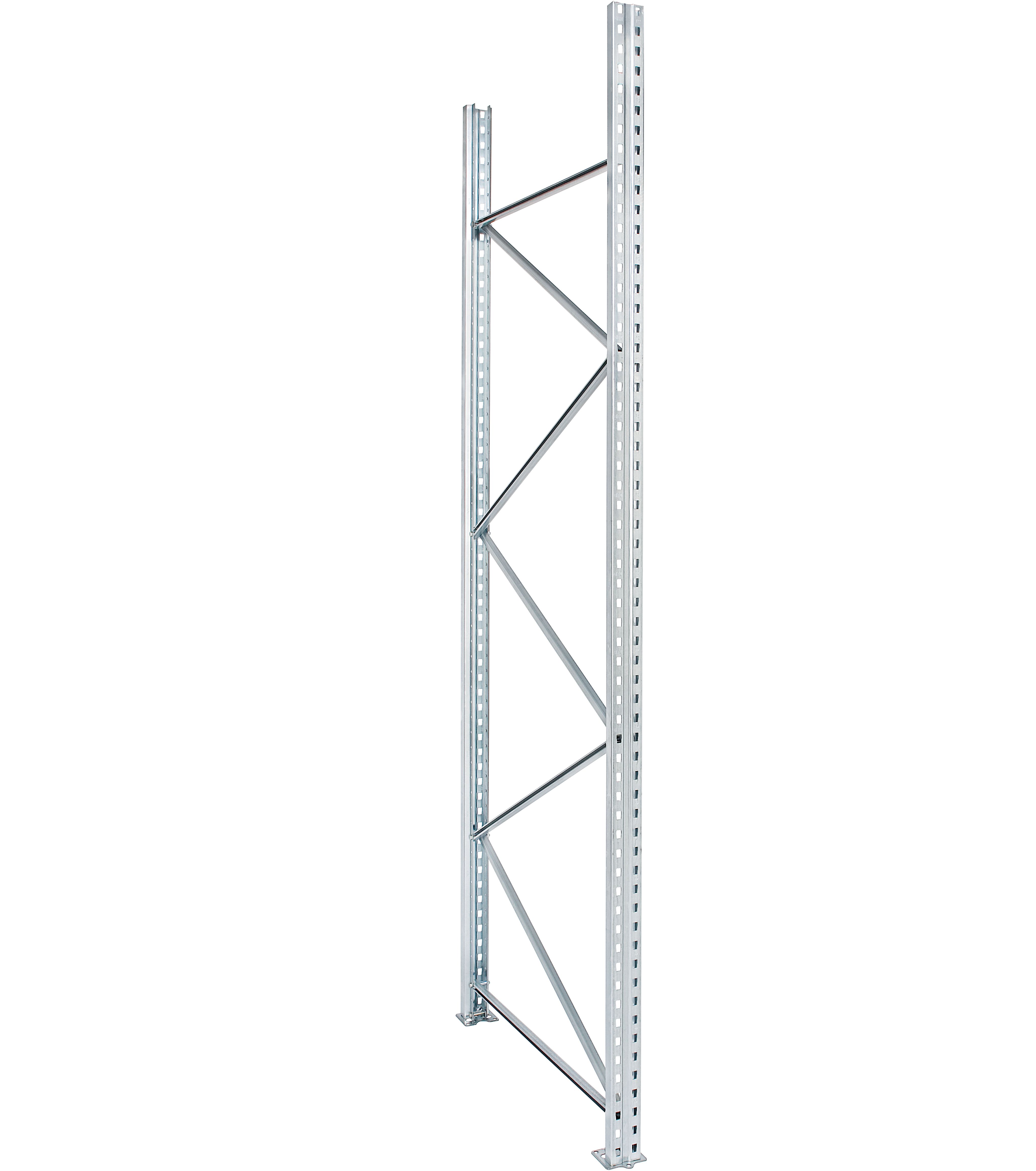 Palettenregal-Stützrahmen - komplett montiert