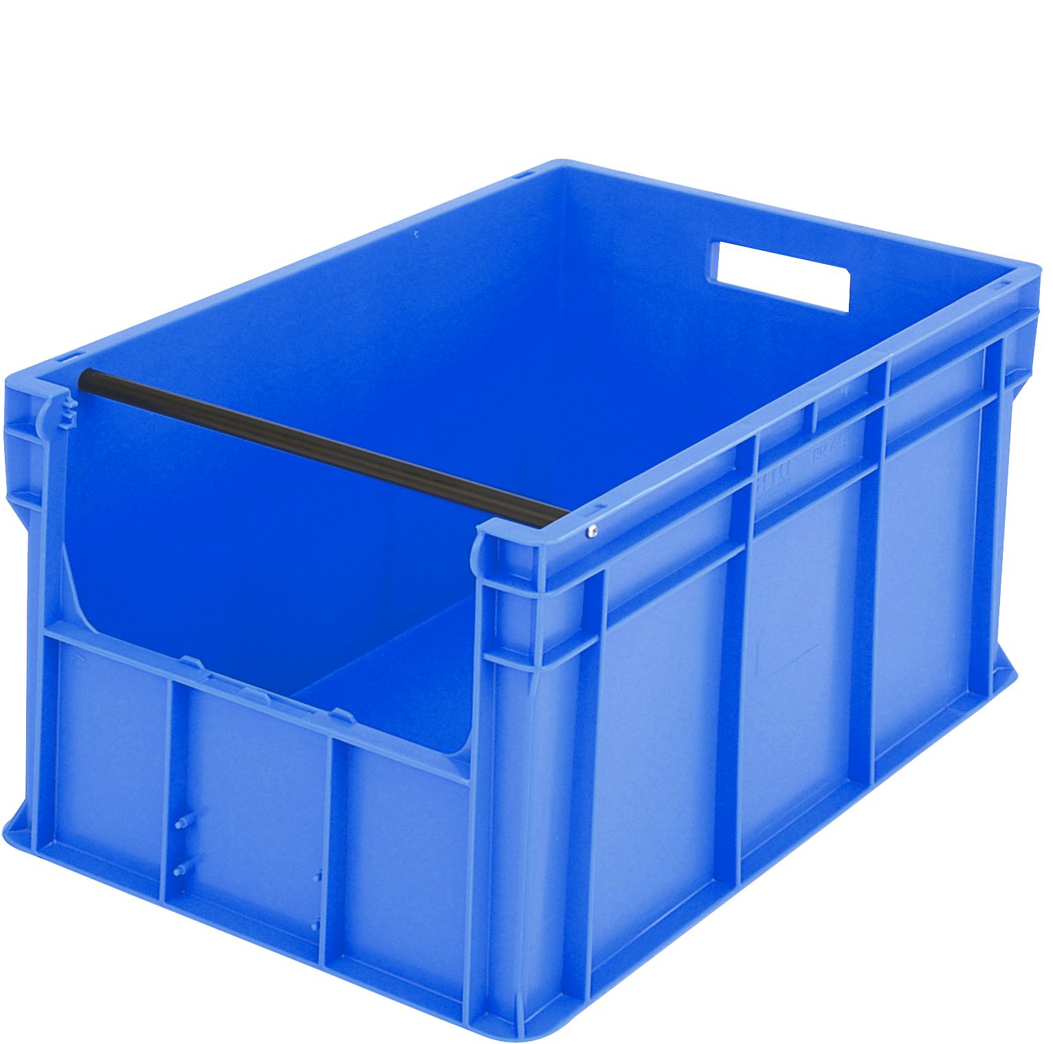 Eurostapelbehälter BN BN6434 - mit stirnseitiger Sicht-/Entnahmeöffnung