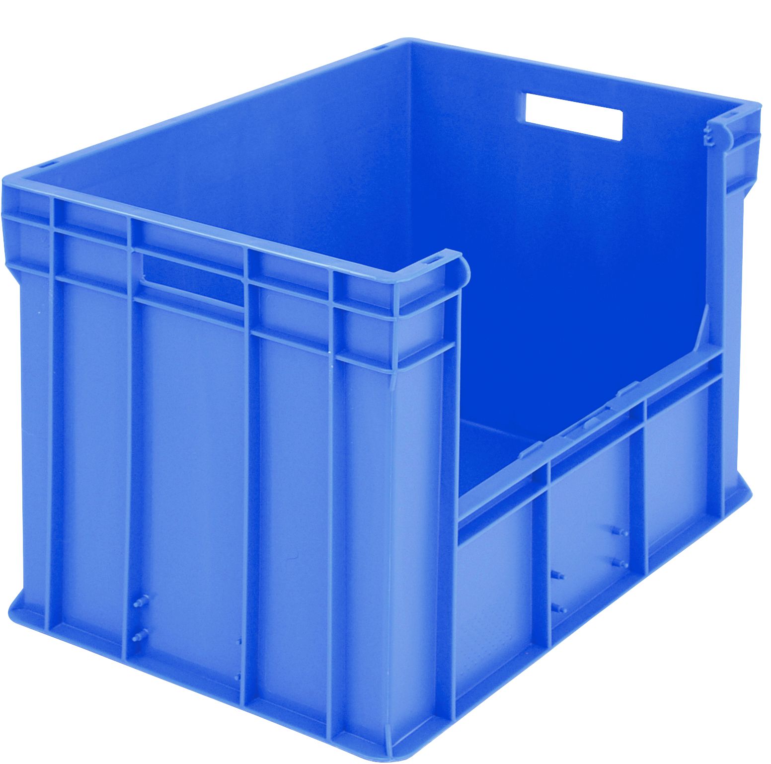 Eurostapelbehälter BN BN6446 - mit längsseitiger Sicht-/Entnahmeöffnung