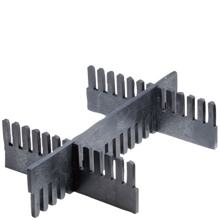 Stecksystem-Unterteiler - Wandstärke: 10 mm (VE 10 Stk.)