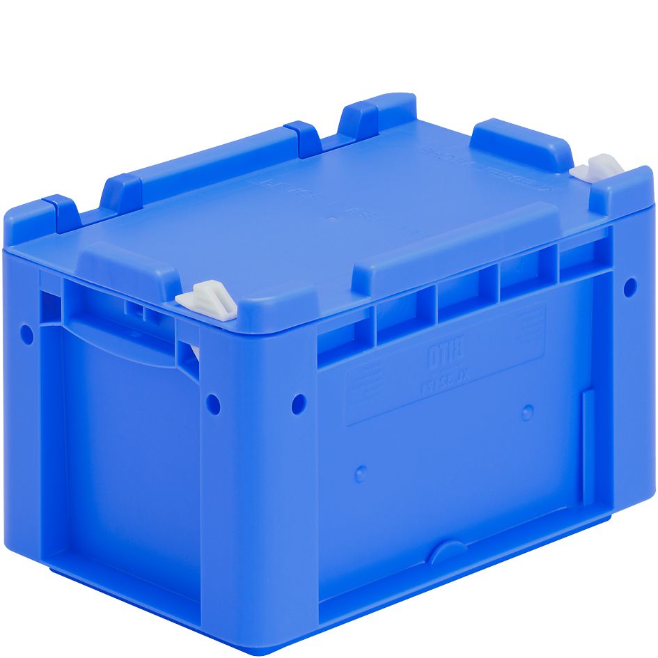 Eurostapelbehälter XL XL32171ASDV - mit einteiligem Klappdeckel und Schnappverschluss