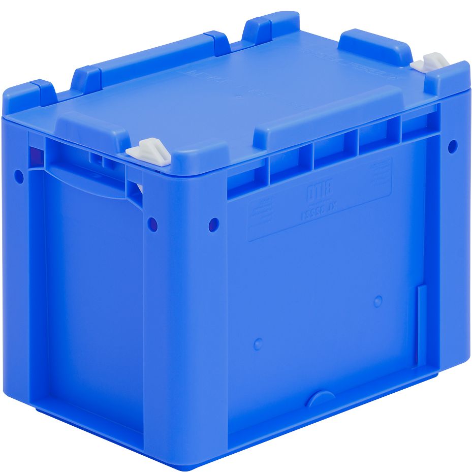 Eurostapelbehälter XL XL32221ASDV - mit einteiligem Klappdeckel und Schnappverschluss