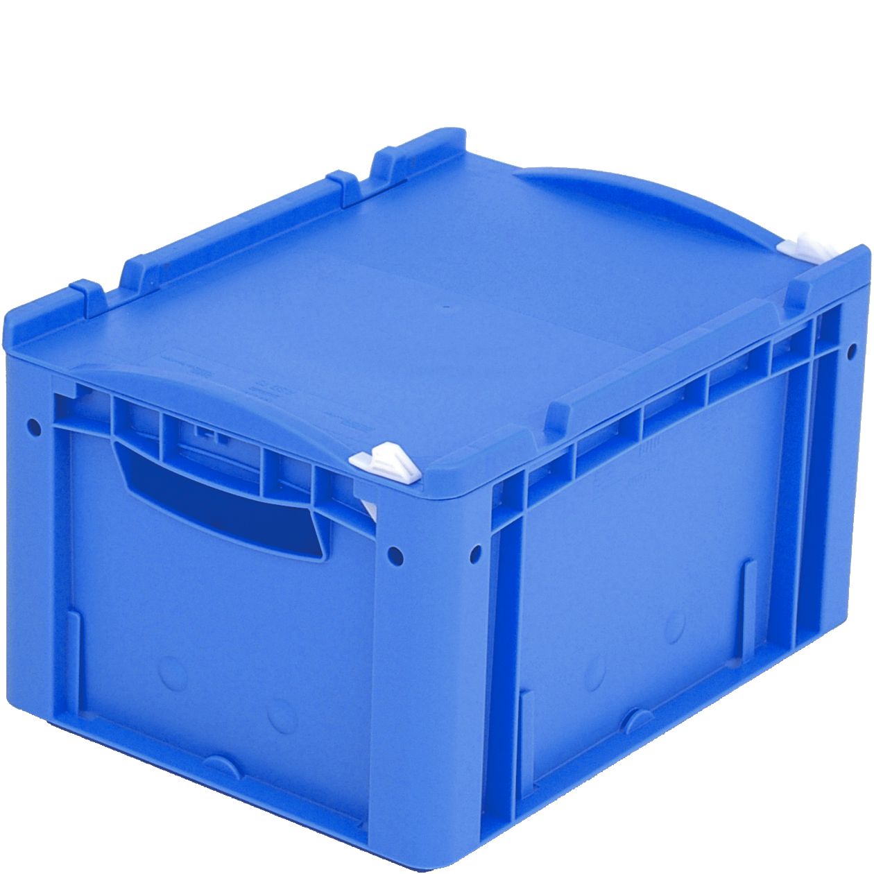 Eurostapelbehälter XL XL43221ASDV - mit einteiligem Klappdeckel und Schnappverschluss