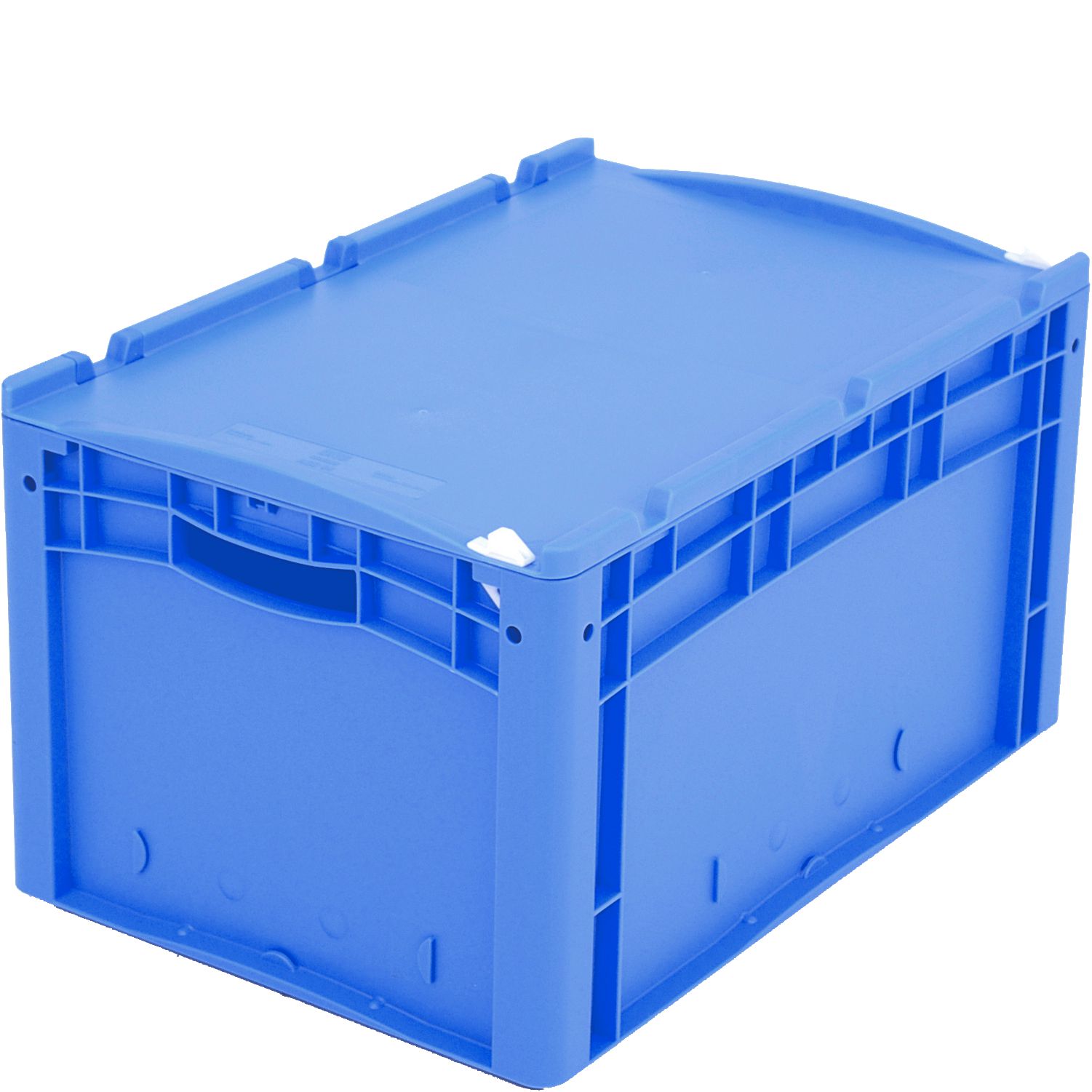 Eurostapelbehälter XL XL64321ASDV - mit einteiligem Klappdeckel und Schnappverschluss