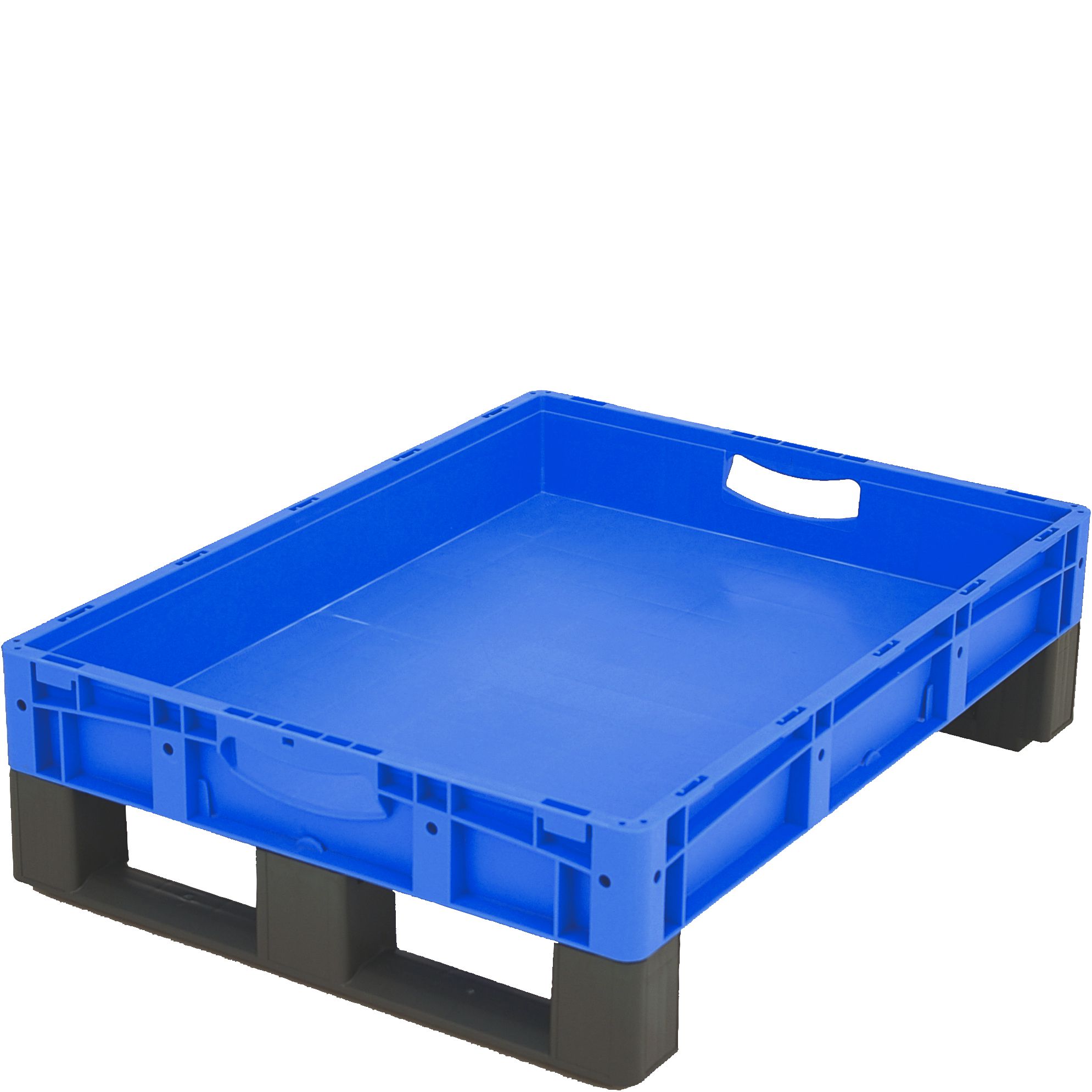 Eurostapelbehälter XL XL86121DKUFE - mit montierten Kufen und geschlossenen Wänden