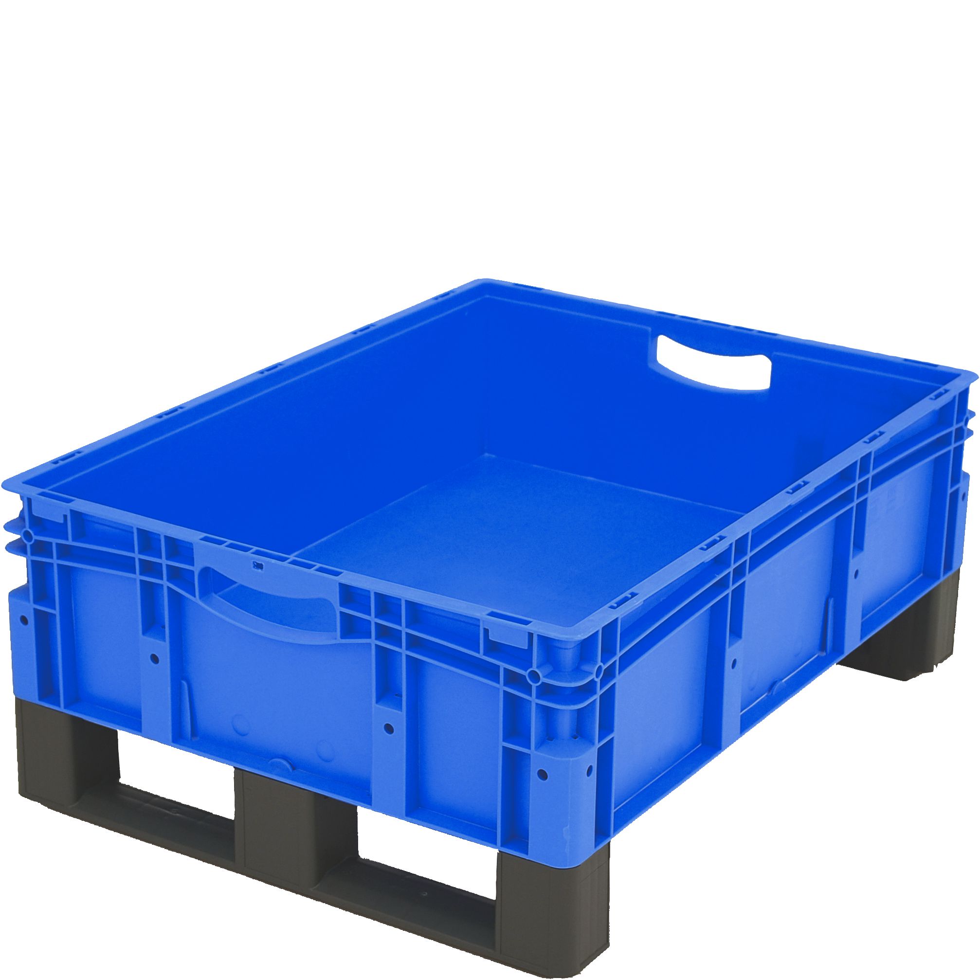 Eurostapelbehälter XL XL86221DKUFE - mit montierten Kufen und geschlossenen Wänden