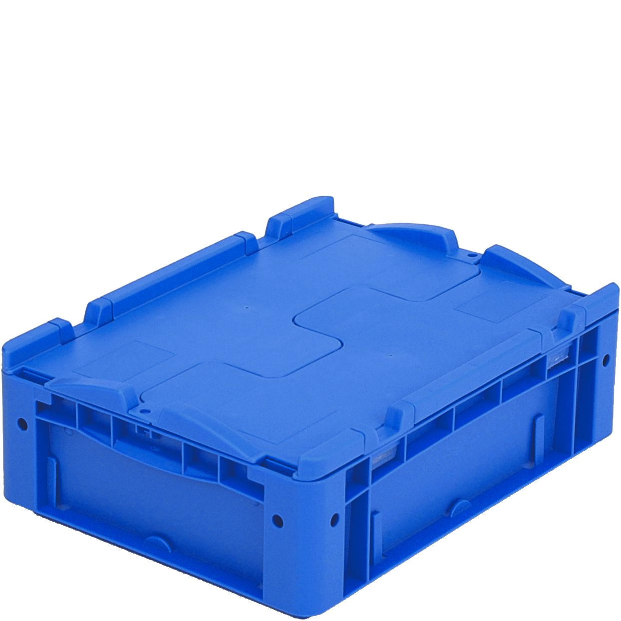 Eurostapelbehälter XL XLD43121 - mit anscharniertem zweiteiligem Klappdeckel