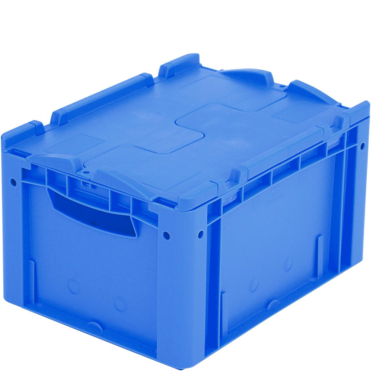Eurostapelbehälter XL XLD43221 - mit anscharniertem zweiteiligem Klappdeckel