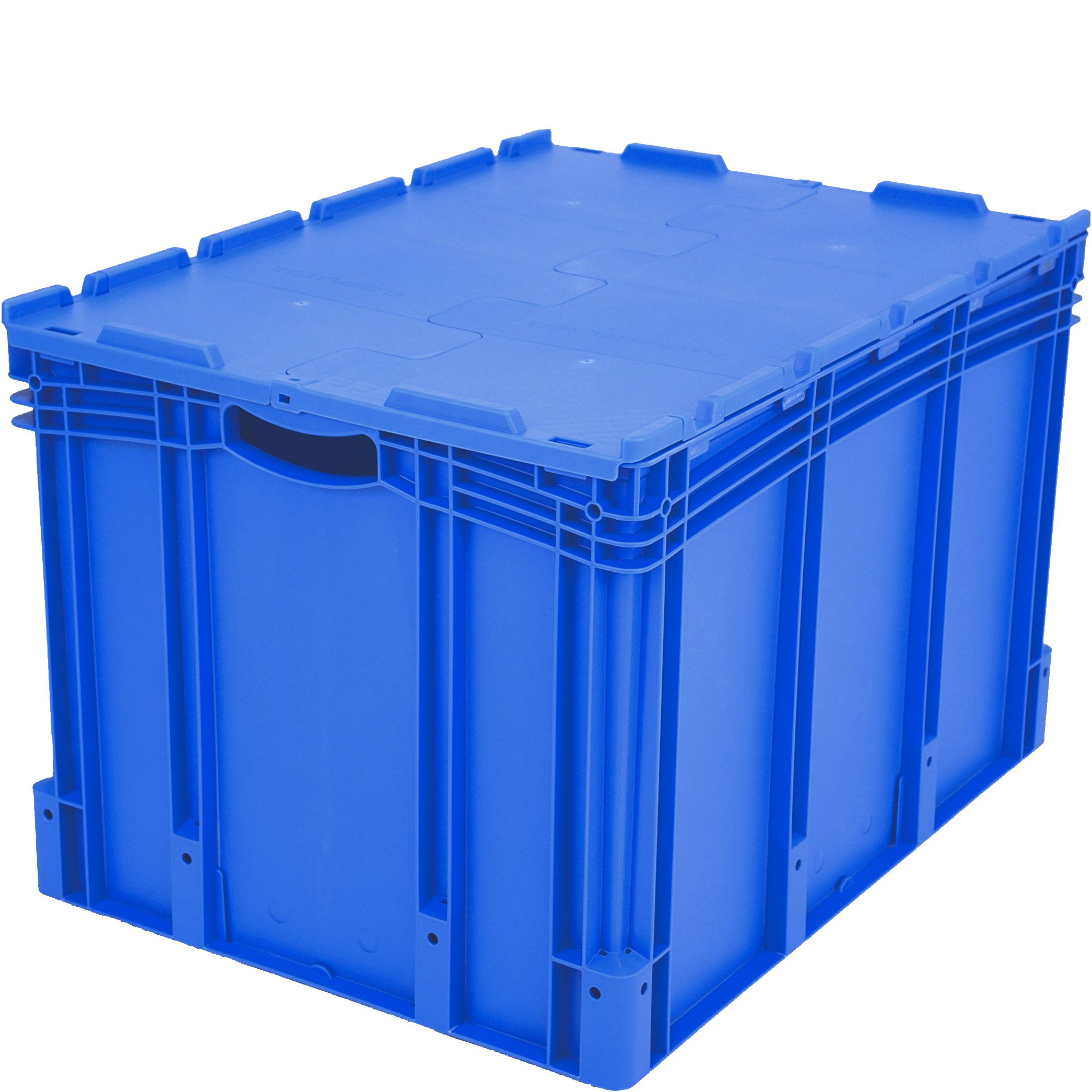 Eurostapelbehälter XL XLD86521 - mit anscharniertem zweiteiligem Klappdeckel