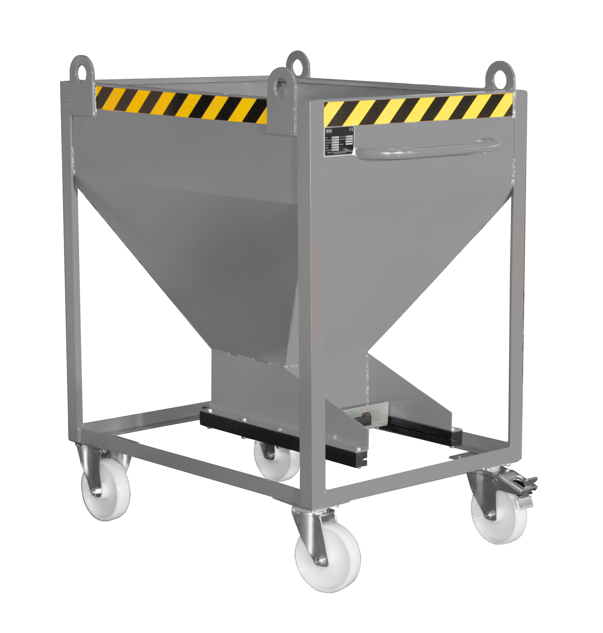 Silobehälter Typ SR-D RAL 7005 Mausgrau mit Zubehör